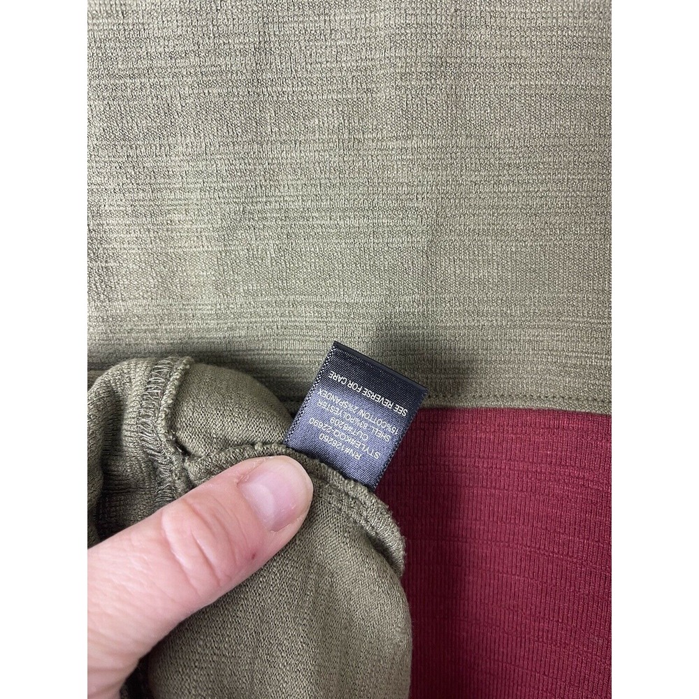 Velvet Heart olive green color‎ block sweater Long Sleeve Sz Large NWT - Picture 5 of 6